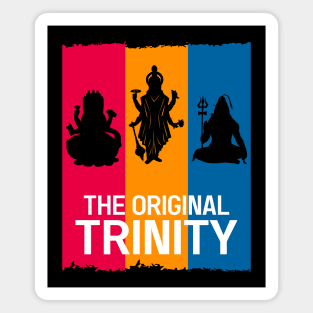 The Original trinity - Brahma Vishnu Mahesh Magnet